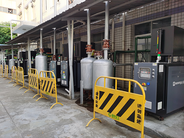 橡膠擠出模溫機，冷熱油切換系統高效控溫