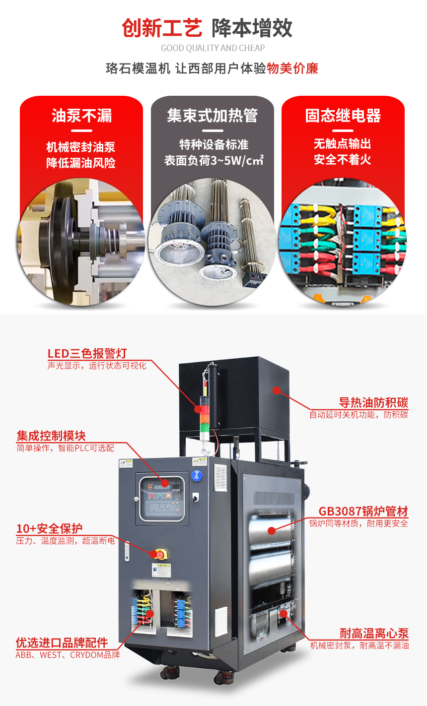 油式模溫機(jī)優(yōu)勢(shì) 油式模溫機(jī)優(yōu)勢(shì)